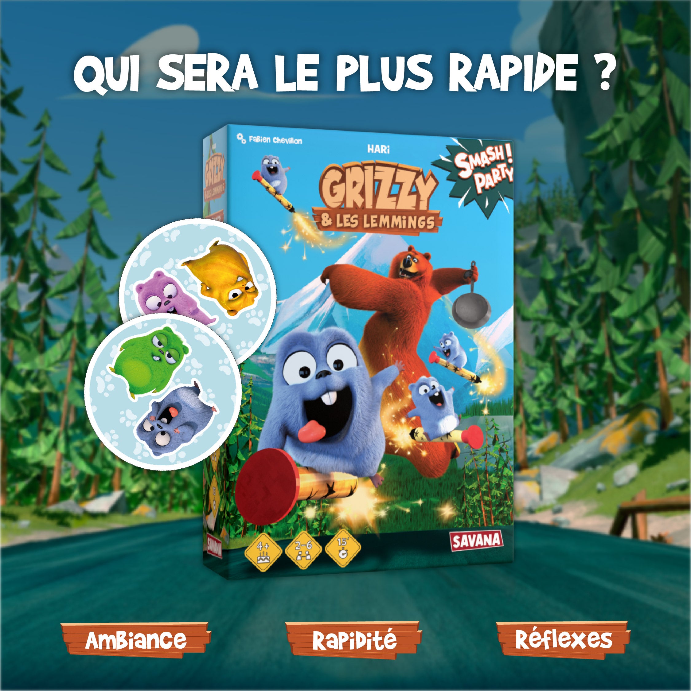 SMASH PARTY - GRIZZY & LES LEMMINGS