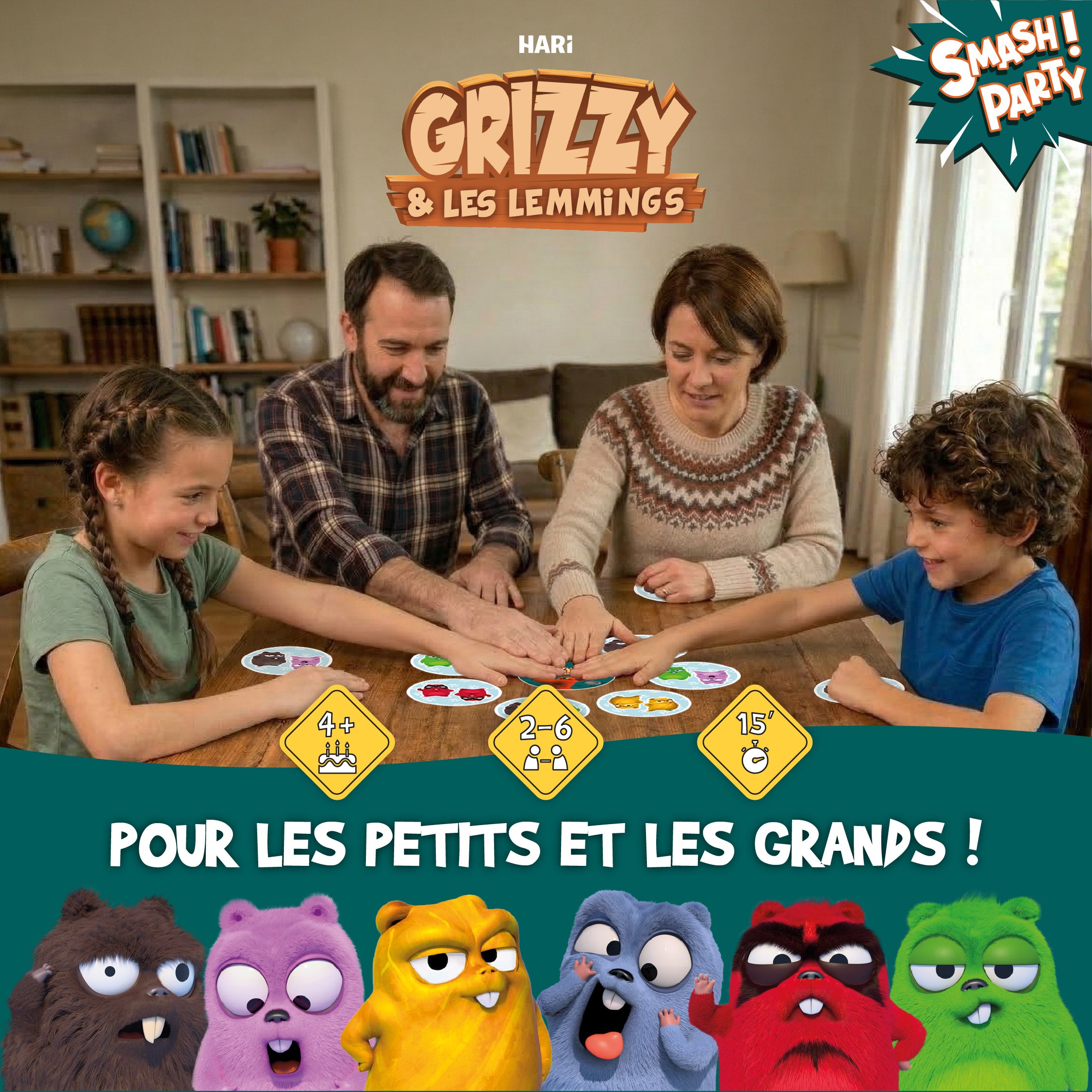SMASH PARTY - GRIZZY & LES LEMMINGS