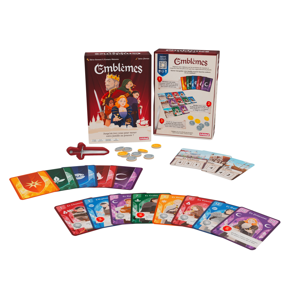 EMBLÈMES – LE JEU DE STRATÉGIES ET DE FOURBERIES