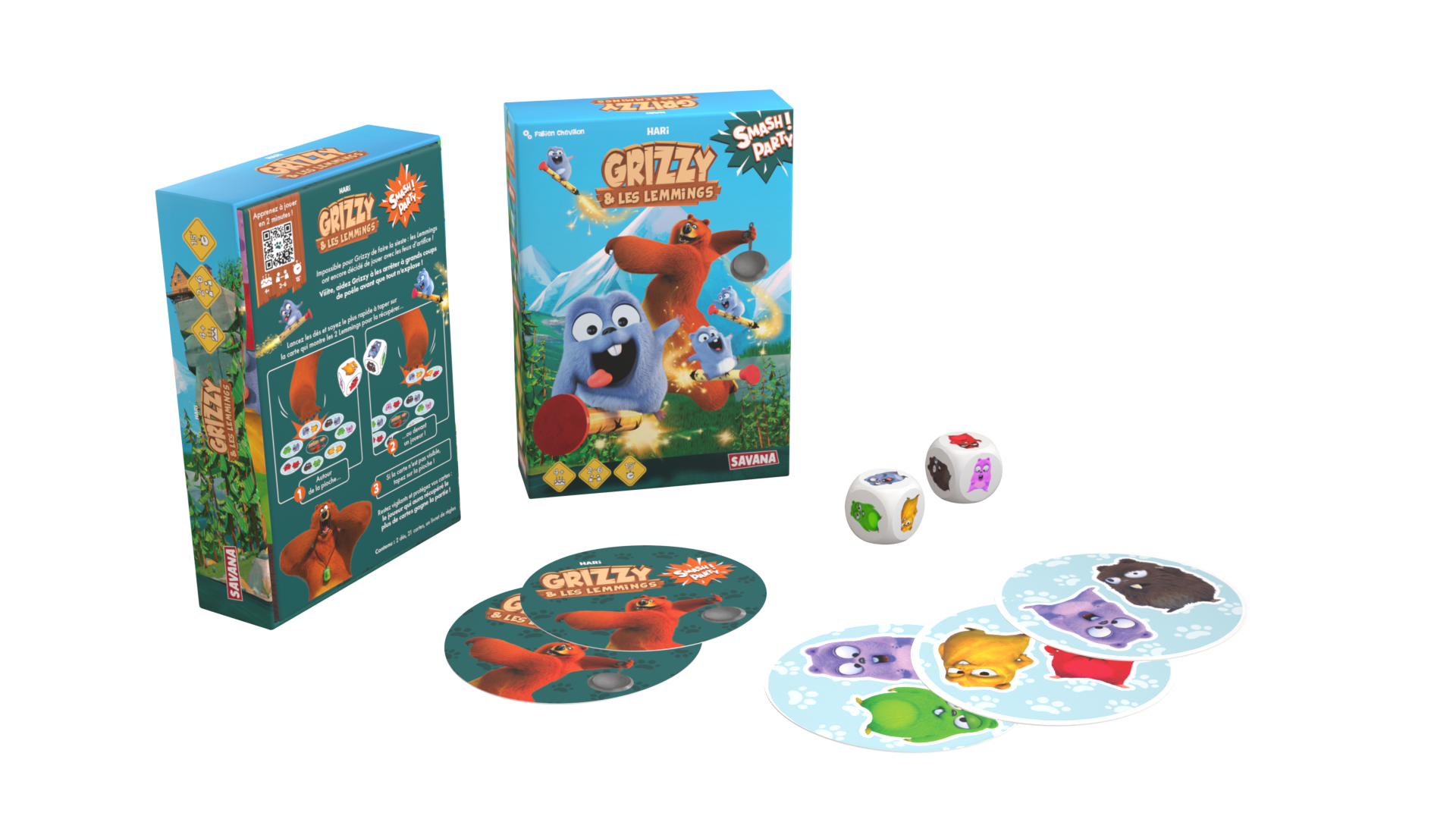 SMASH PARTY - GRIZZY & LES LEMMINGS